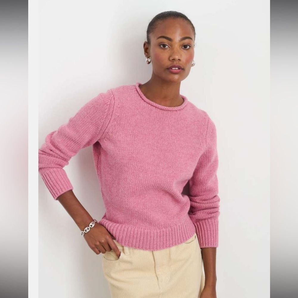Alex Mill Jaime Sweater- pink merino wool